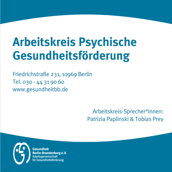 AK Psychische Gesundheitsförderung Visitenkarte