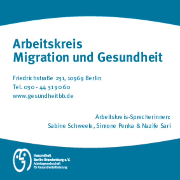 Visitenkarte AK Migration und Gesundheit