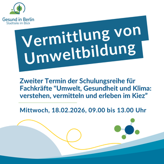 Text im Bild: Vermittlung von Umweltbildung