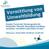 Text im Bild: Vermittlung von Umweltbildung
