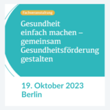 Titelfoto "Gesundheit einfach machen"
