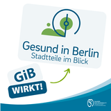 Logo des Projektes und schriftzug "GiB wirkt"