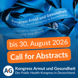 Symbolbild Call for Abstracts Kongress Armut und Gesundheit 2027