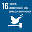 SDG 16 "Starke und transparente Institutionen"