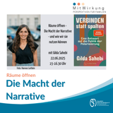 Portrait der Autorin Gilda Sahebi und Cover ihres aktuellen Buchs