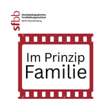 Titel "Im Prinzip Familie" und SFBB-Logo