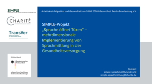 Titelfolie der Präsentation von SIMPLE