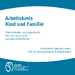 AK Kind und Familie Visitenkarte