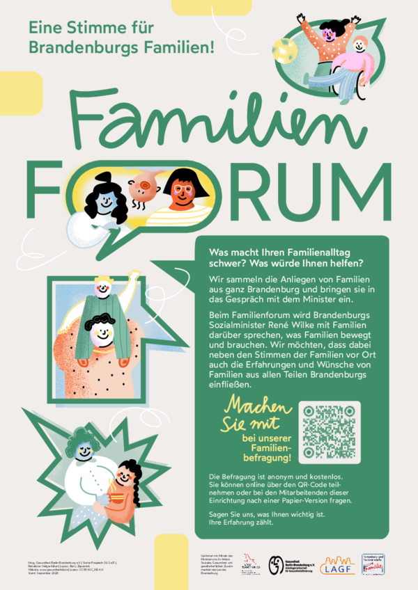 Poster zur Familienbefragung