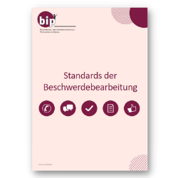 Titel der Publikation "Standards der Beschwerdebearbeitung"