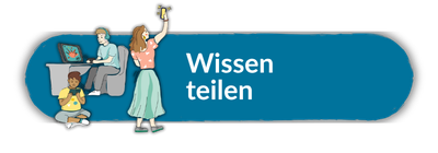 Button "Wissen teilen"